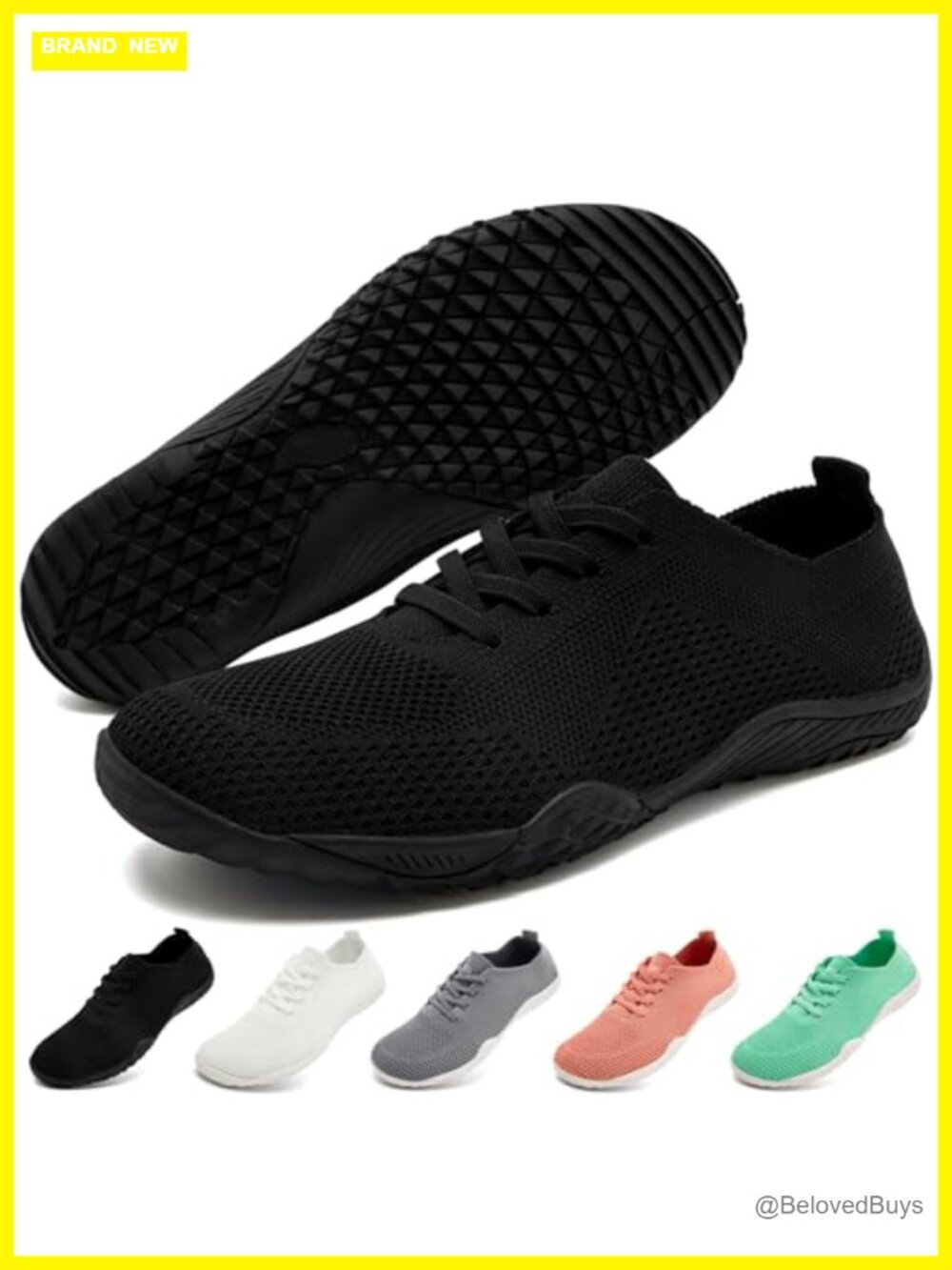 Barefoot Zero Drop Minimalist Women's Sneakers Breathable Mesh Lightweight
